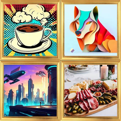 Example Prompts for Bing Image Creator 的图像结果