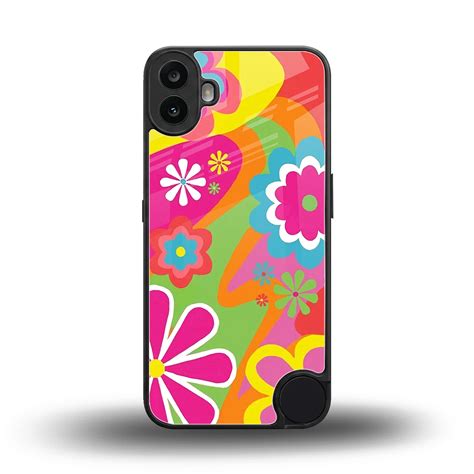 Floral Fusion Phone Case for CMF Nothing Phone 1 | Glass Case – Boujee