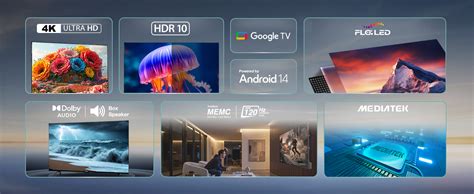 SANSUI 140cm (55) Ultra HD Smart Google TV with HDR10, HLG, Dolby Audio ...