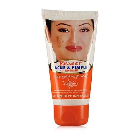 Eraser Anti Acne & Pimple Ayurvedic Face Wash (60ml.) : Amazon.in: Beauty