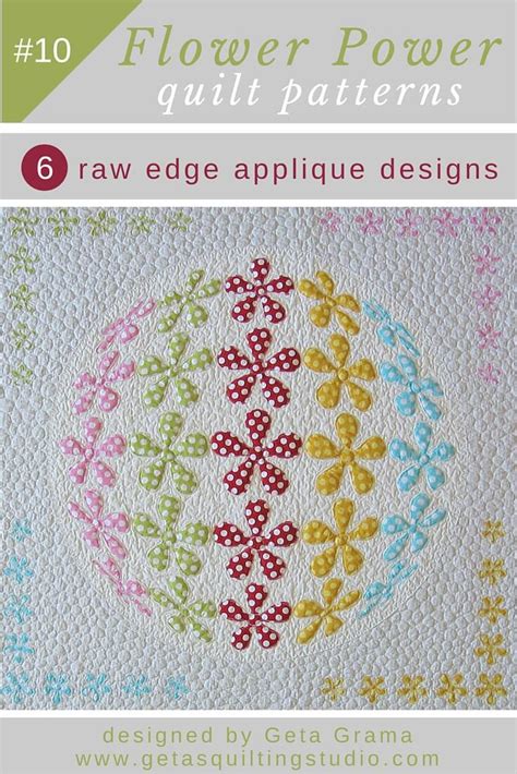 Image result for 3D Flower Quilt Patterns