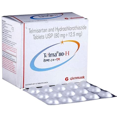 Telma H 80 Tablet 15's Price, Uses, Side Effects, Composition - Apollo ...