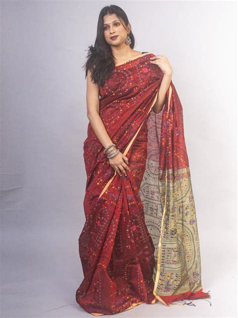 Buy Bengal Cotton Sarees Online - Soft & Lightweight | AEVUM