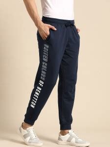 United Colors of Benetton Solid Men Dark Blue Track Pants - Buy United ...
