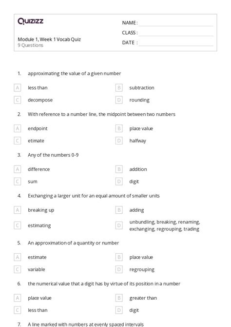 50+ Two-Digit Subtraction and Regrouping worksheets for 4th Class on ...