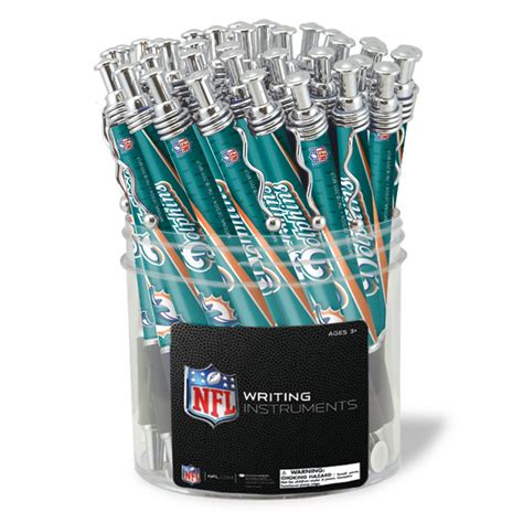 Miami Dolphins Ballpoint Jazz Pen Canister of 48 Pens - NFL (12010-QUO ...