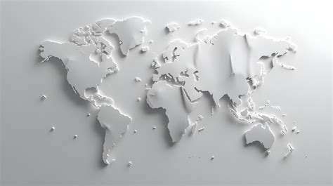 Clear Map of the World Just White Background 的图像结果