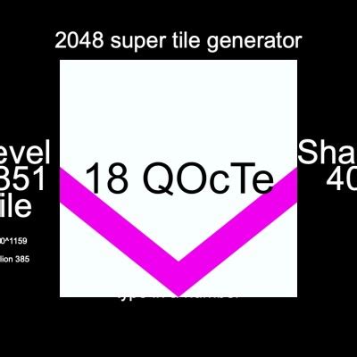 Image result for 2048 Tile Generator OpenProcessing