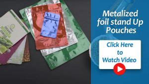 Matt White Foil Stand Up Pouches