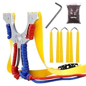 Marksman® Adult Kids Big Power Alloy Slingshot Outdoor Target Practice ...