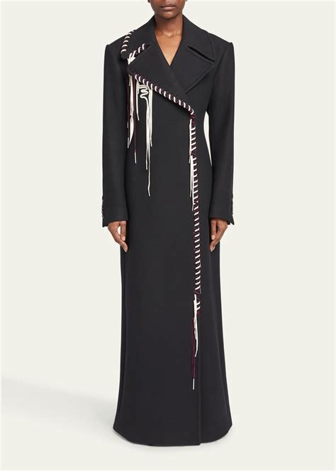 Floor Length Wool Coat