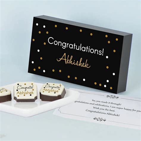12 Unique Congratulations Gifts to Celebrate Achievements – CHOCOCRAFT