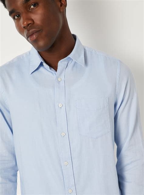 Buy Men Textured Regular Fit Shirt Online at just Rs. 999.0 ...