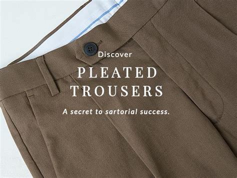 Pleated Trousers – The Million Bucks