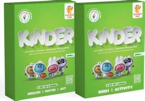 Kinder Early Learning Boxset- Level -2 : Combo Pack of 11 Activity ...