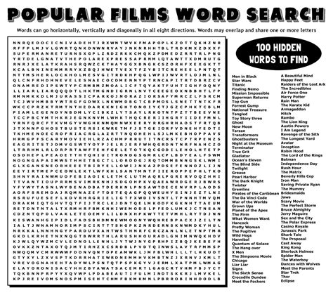 100 Word Search