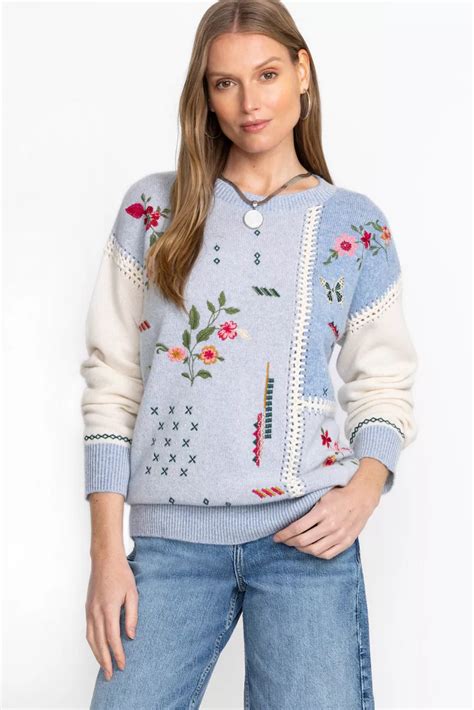 Buy THE PATCHWORK WHIPSTITCH PULLOVER | Johnny Was