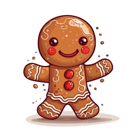 Cute Gingerbread Cartoon