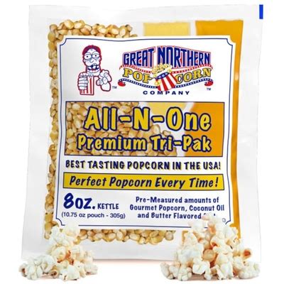 Great Northern Popcorn Company 8oz Popcorn Machine Popcorn Packets ...