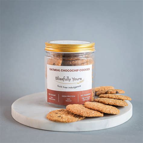 Oatmeal Choco chip Cookies - Blissfully Yours