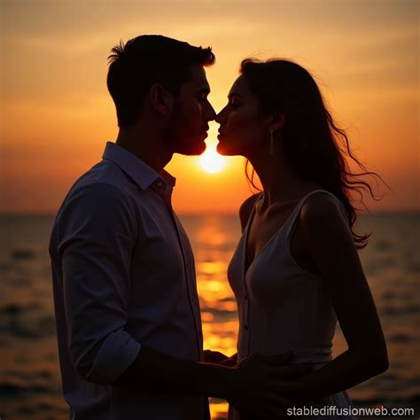 Two People Kissing | Stable Diffusion Online