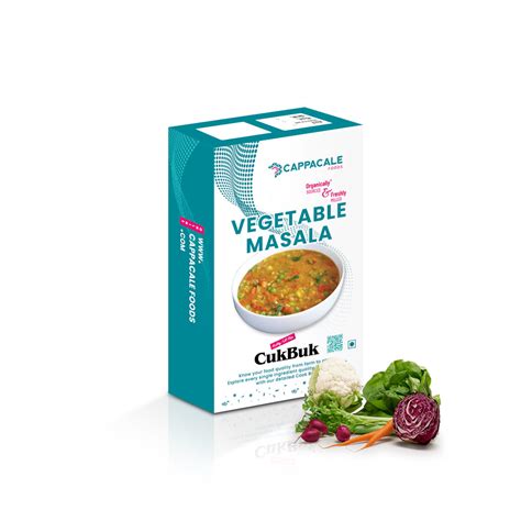 Vegetable Masala 100g – Cappacale Foods