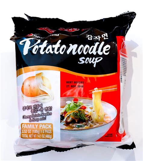 Buy Nongshim Potato Noodle Soup 3.52oz x 4 Packs Online at Lowest Price ...