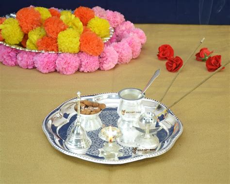 Buy GOLD GIFT IDEAS GoldGiftIdeas Wedding Special Zig Zag Silver Plated ...