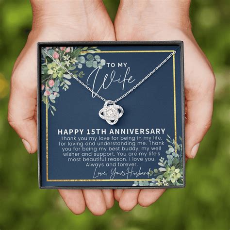 15th Anniversary Gift for Wife, 15 Year Anniversary Gifts, 15th Wedding ...
