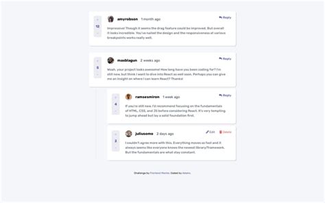 Image result for Comment Section Design