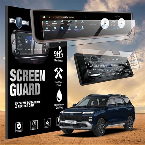 Hyundai Alcazar Facelift Full Touch Screen Infotainment System With AC