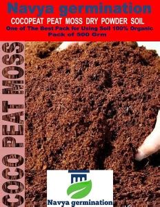 Navya germination Cocopeat Peat Moss Dry Powder 500 Grms One of The ...