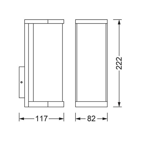 Dekorativna fasadna lampa Tubular E27 Osram O54450 | Volim svoj dom