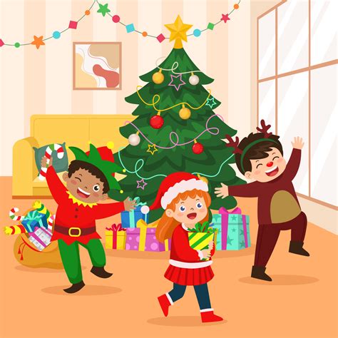 Christmas Party Clip Art Kids