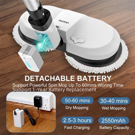 Mua Cordless Electric Mop, Cordless Floor Cleaner Dual-Motor Powerful ...