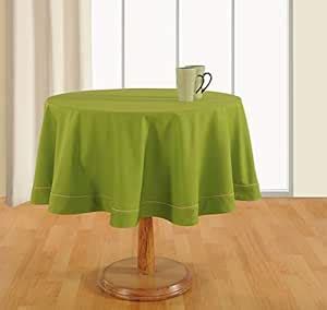 Buy Swayam Plain Multipurpose Cotton (152cm Diameter) Round Table Cover ...