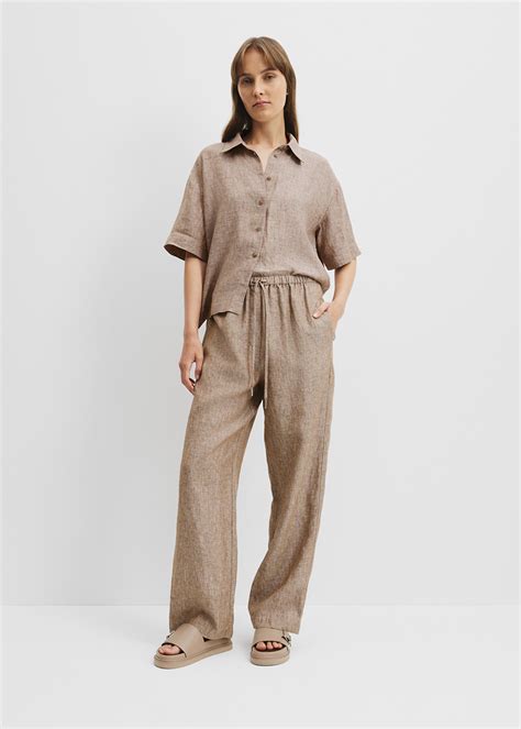 Organically Grown Linen Pull-On Pant | Woolworths.co.za