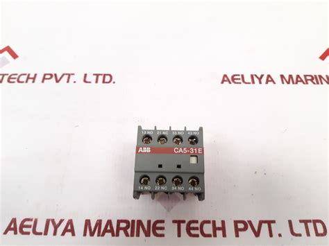 Abb Ca5-31E Auxiliary Contact Block – Aeliya Marine Tech®