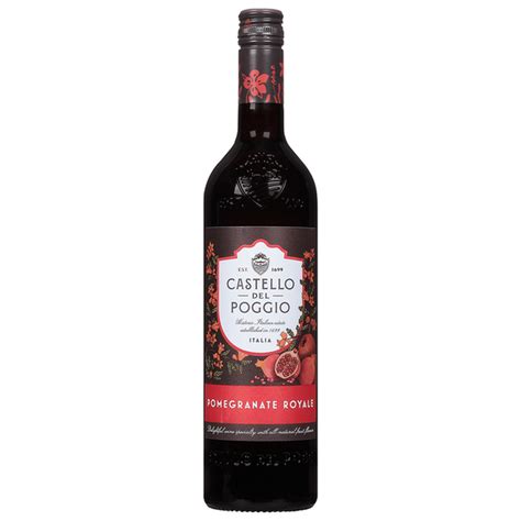 Castello del Poggio Wine, Pomegranate Royale (750 ml) Delivery or ...