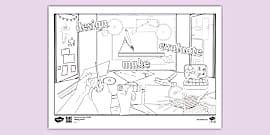 Drone Colouring | Colouring Sheets (teacher made) - Twinkl