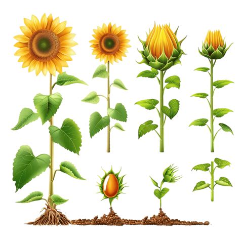 Sunflower Life Cycle Powerpoint