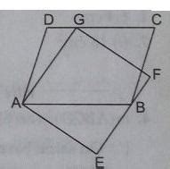 In the given figure abcd and aefg are Two parallelograms prove that ...