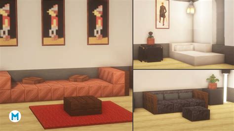 Image result for Minecraft Working Sofa Tutorial