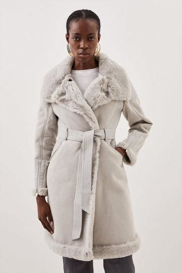 Grey Coats for Women | Karen Millen