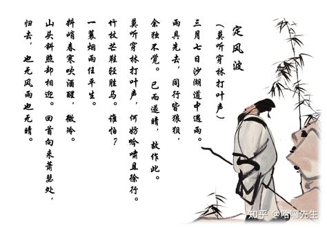 《定风波》苏轼一生心境的转折， “一蓑烟雨任平生”的豁达送给你我。 - 知乎