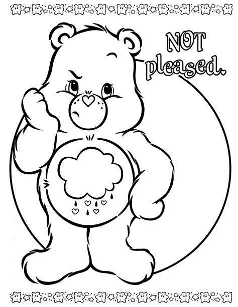 Care Bear Coloring Printable Pages