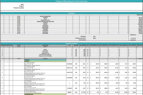 Casework Estimating Program 的图像结果