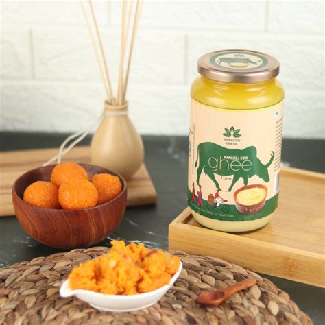 A2 Desi Kankrej Cow Bilona Ghee - Hebbevu Fresh