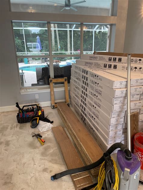 Engineered Oak Hardwood Flooring Install - Odom's Mill