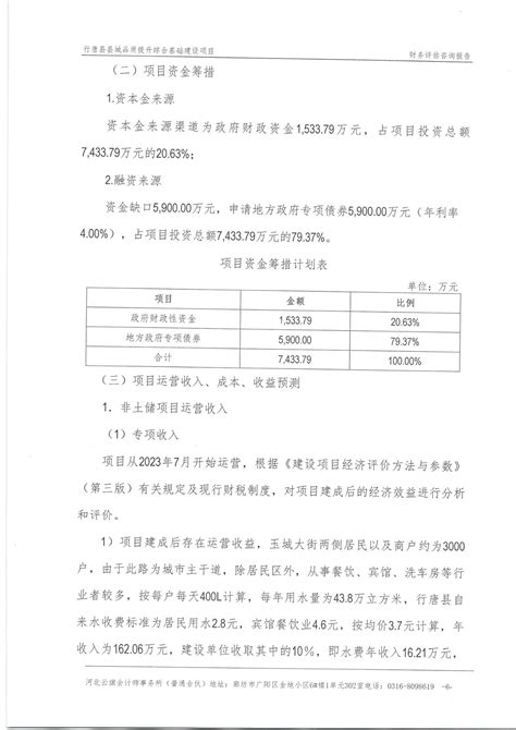 2-行唐县县城品质提升综合基础建设项目财务评估咨询报告.PDF_文库-报告厅